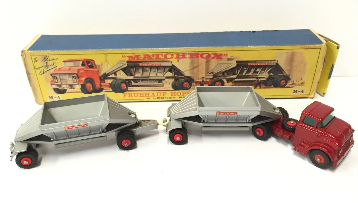 MATCHBOX MAJOR PACK M-4 Fruehauf Hopper Train - Avec Boîte d'Origine