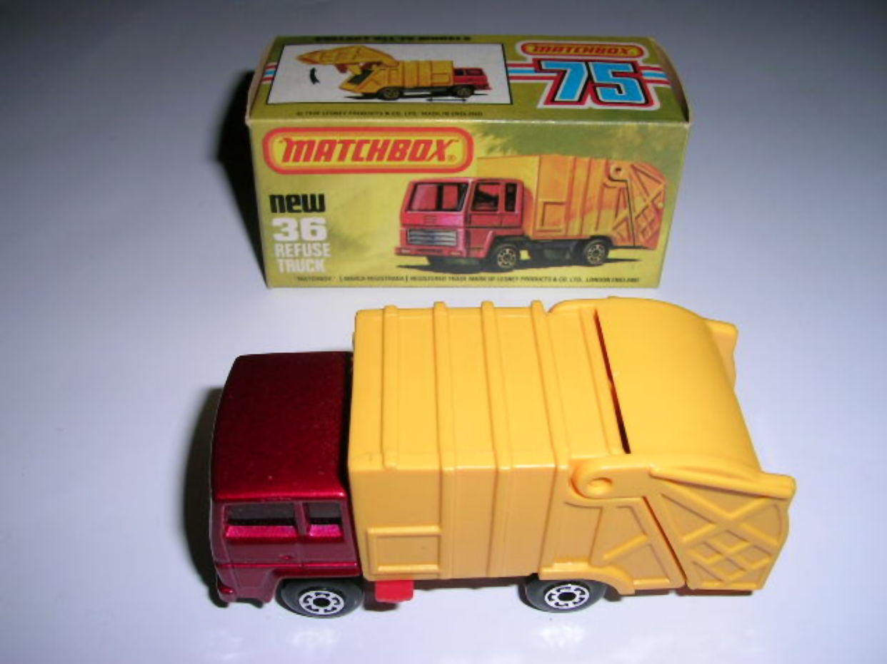 Refuse Truck (1979) | Matchbox Cars Wiki | Fandom