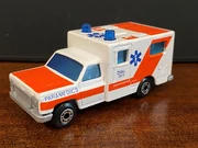 MB25 Ambulance - dark orange stripes - 'Paramedics'