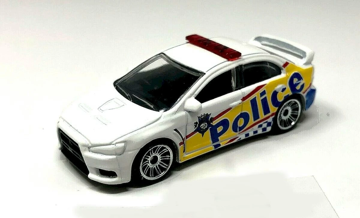 Mitsubishi Lancer Evolution X Police (2010) | Matchbox Cars Wiki