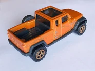 Back view of the 2019 17 Jeep Gladiator from the No Road, No Problem 5 pack. This version does not have any tampo on the back.