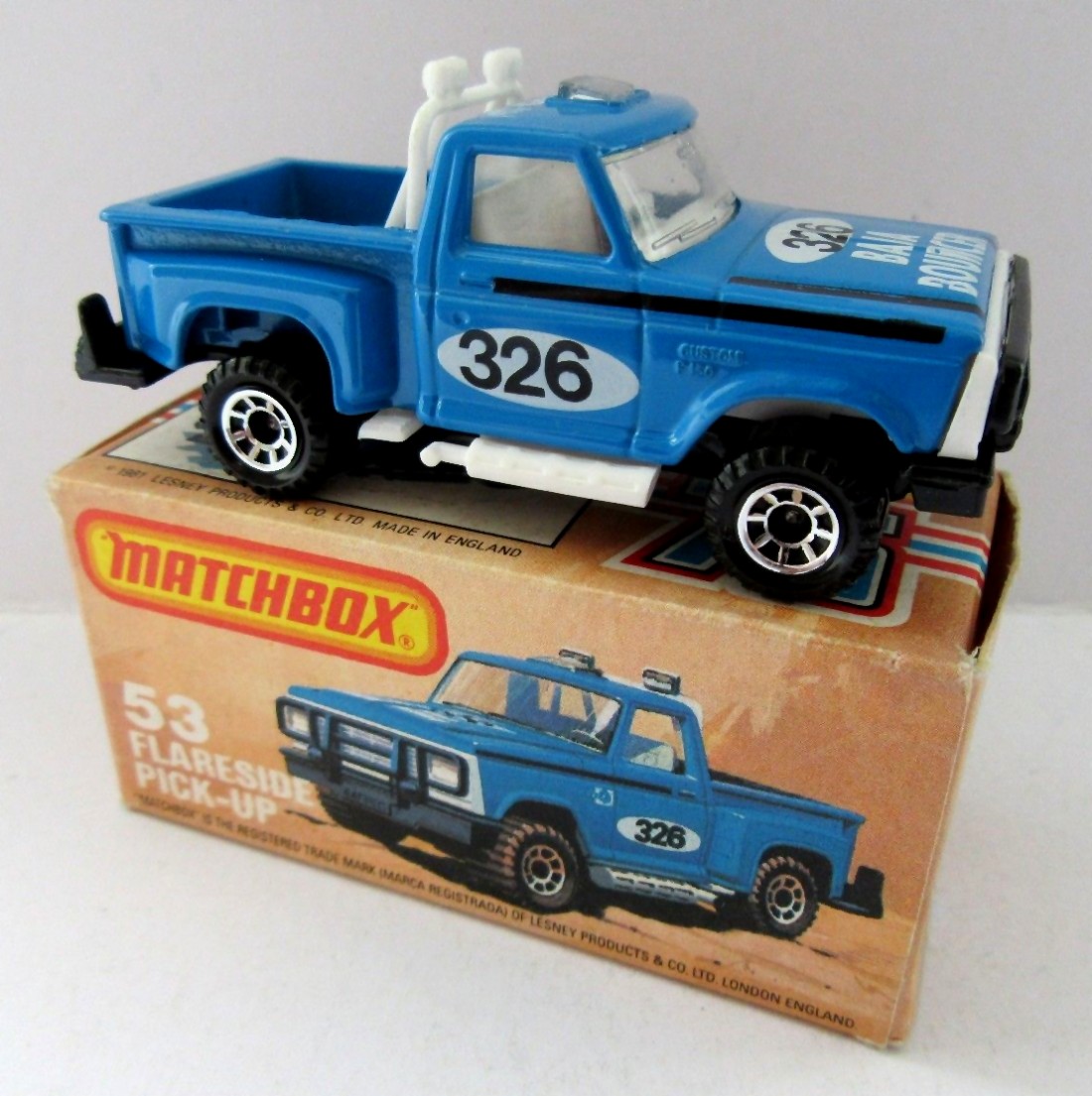 Matchbox 1997 55 Blue Ford Flareside Pickup Mb55 Mb053 for sale online 