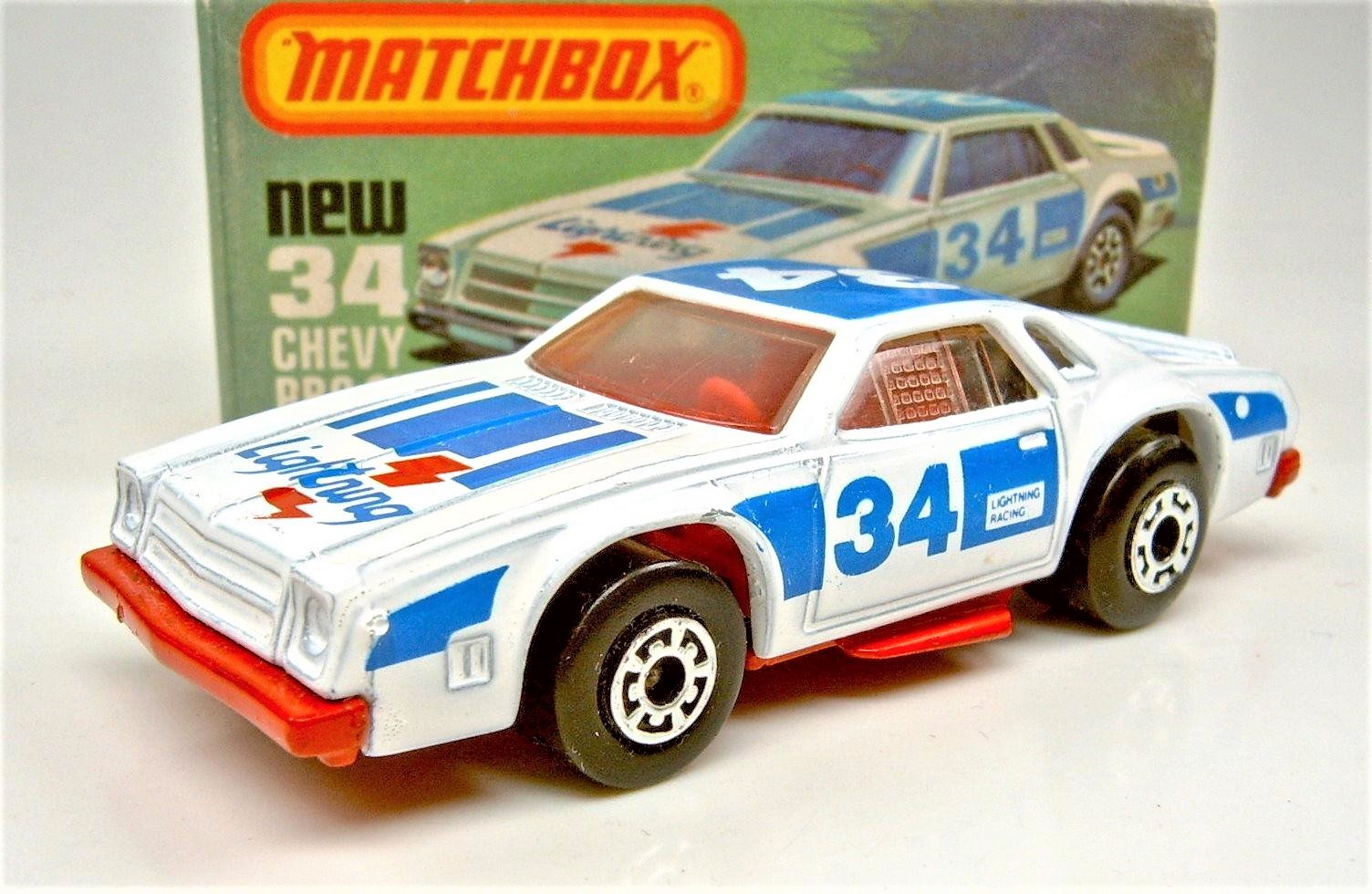 Details about   Matchbox Superfast MB34C CHEVROLET PRO STOCKER Variations New in Package 
