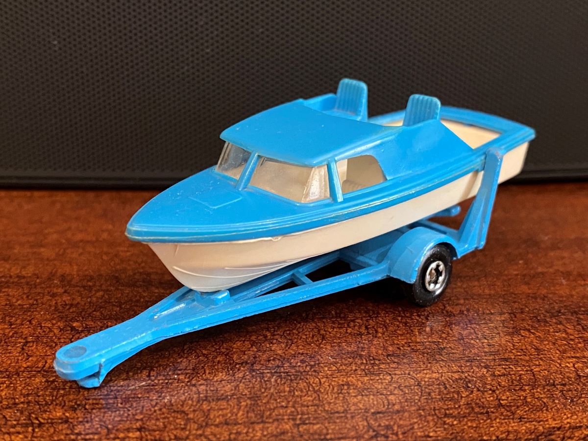 Boat & Trailer (9-D) | Matchbox Cars Wiki | Fandom