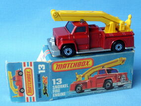 Matchbox no 13 snorkel fire engine best sale