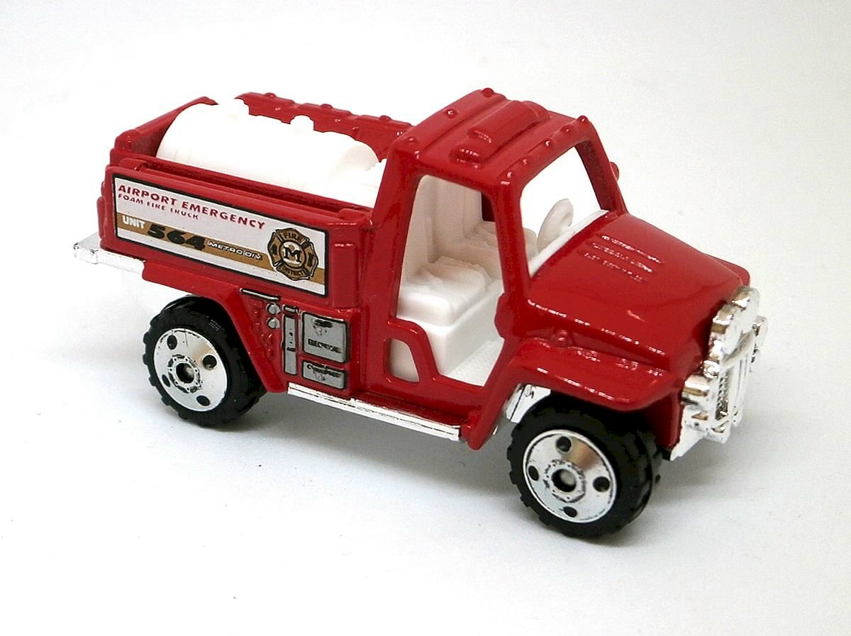 matchbox red truck