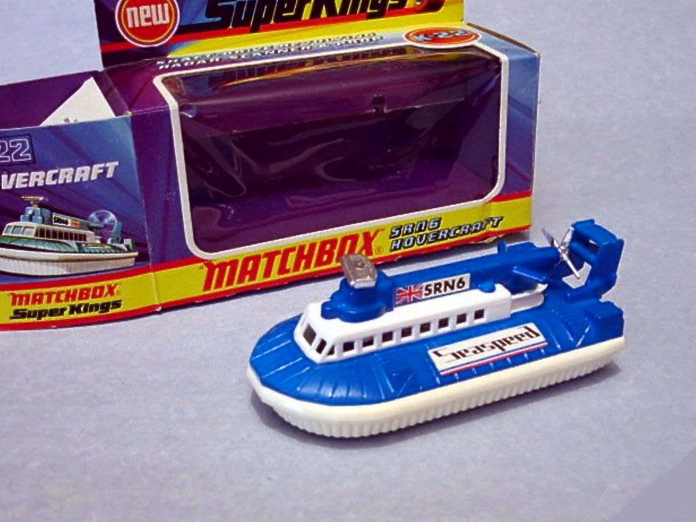 Vintage Matchbox Superfast SRN6 Hovercraft No 72 Lesney 1972