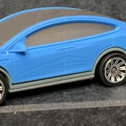 Tesla best sale matchbox car