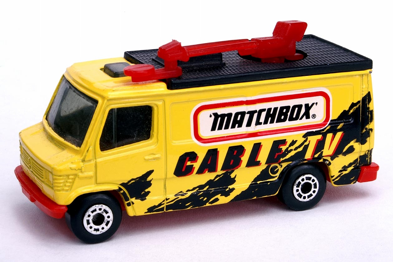 matchbox news van