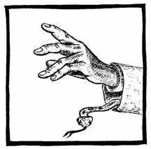 Деймон-змейка в рукаве