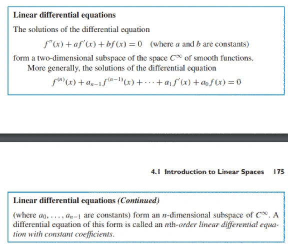 Linear differential equations | Math index Wiki | Fandom