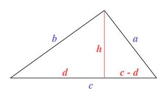 Triangle with notations 3