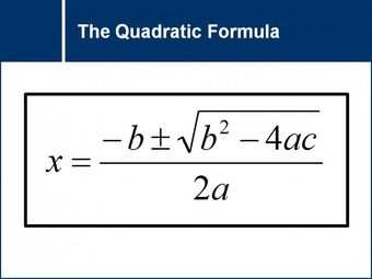 Derivation of the Quadratic Formula | Math & Physics Derivation of the Quadratic Formula | Math & Physics