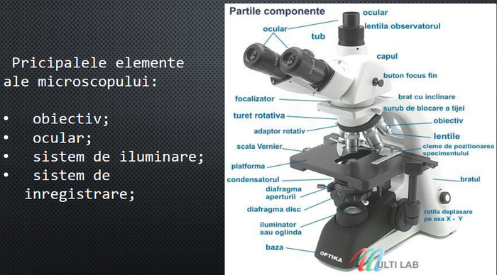 Parti principale microscop