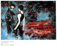 Neo and Trinity drawn by Tsutomu Nihei in the artbook “Blame! and so on”