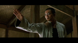 Seraph signaling Neo that he passed the test.