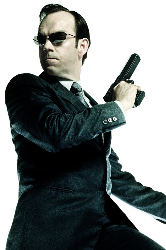 agent smith matrix gun