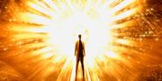 Neo viewing Deus ex Machina