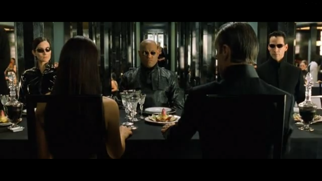 Neo and Trio Meets Merovingian.png