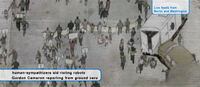 Human sympathizers aid rioting robots
