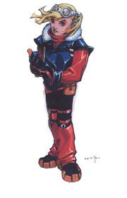 Pin-up of  by Keron Grant for .