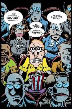 Get It? pin-up by Peter Bagge