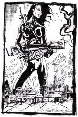 The King of Never Return pin-up