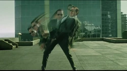  dodging 's incoming fire during the rooftop fighting