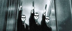 Agents firing at Ash and Trinity