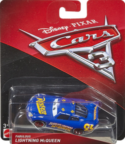 Disney Pixar Cars 3 Die-cast Fabulous Lightning Mcqueen Vehicle