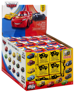 Disney Cars Mini Racers 'Nighttime In Radiator Springs' 3-Pack Cruisin'  Lighting Mcqueen, Red Ramone, Flo