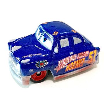 Mini Racers Glow Dirt Track Fabulous Hudson Hornet Pixar Cars