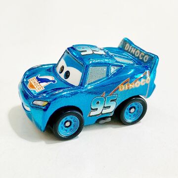 Mini Racers Metallic Dinoco Lightning McQueen Pixar Cars Die