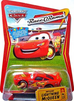 DISNEY PIXAR CARS RACE O RAMA SHINY WAX 3-CAR GIFT PACK