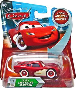 Disney Cars Mini Racers 'Nighttime In Radiator Springs' 3-Pack Cruisin'  Lighting Mcqueen, Red Ramone, Flo