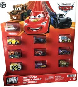 Disney / Pixar Cars Die Cast Mini Racers VARIETY 10-Pack [2022]