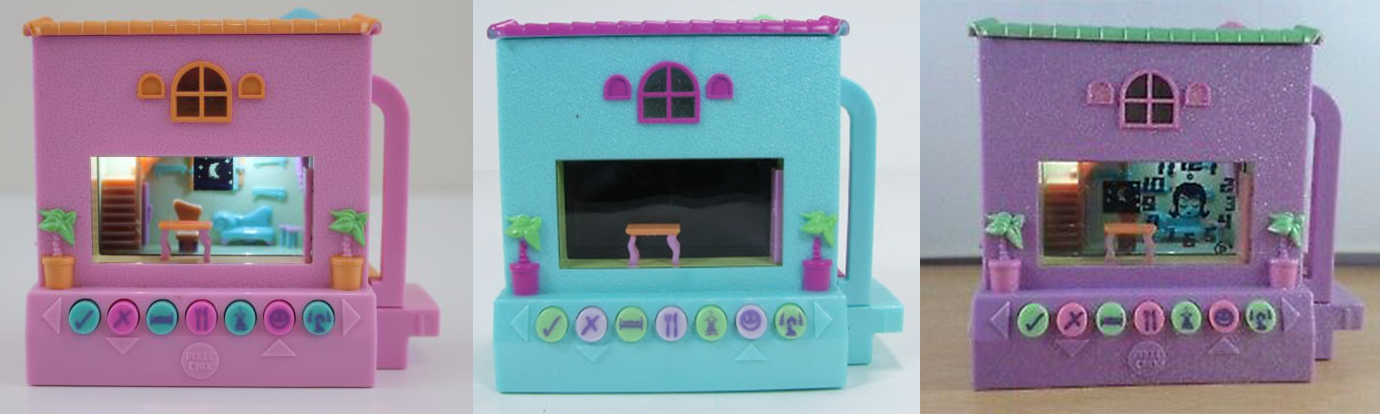 Pixel Chix House K3561 Mattel 2006 2-D Girl in 3-D World Figure