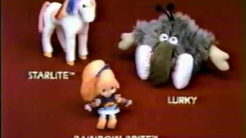 Mattel Rainbow Brite, Starlite, Lurky Doll Commercial 1985