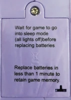 Battery warning
