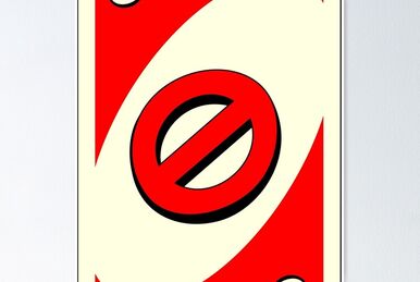 UNO Reverse card - Red | Poster