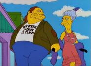 Comic book guy with Agnes