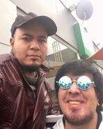 With illustrator Christian Quezada July 2019