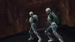Regular attire of N-Tek soldiers