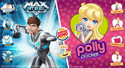 Max Steel and Polly Pocket on Burger King - 2016