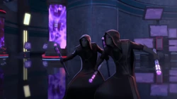 Nexus agents w/ black cloaks