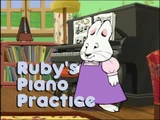 Ruby's Piano Practice