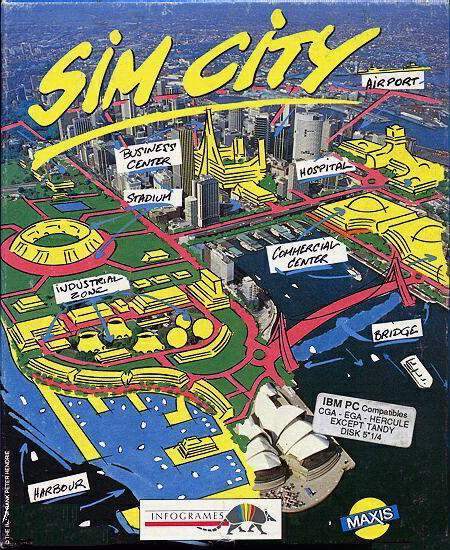 1990s simcity pc game
