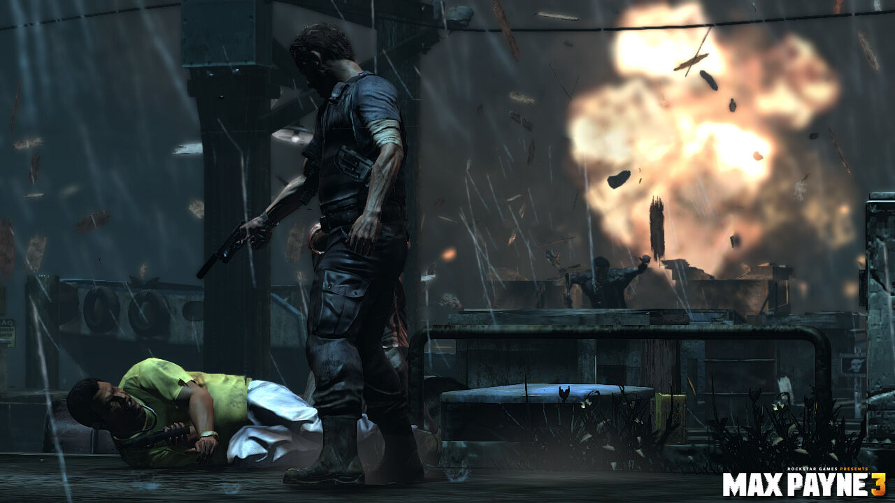 KREA - A promo screenshot from Max Payne 4: The Flight of Max Payne, which  features Max Payne becoming a famous pigeon rancher in post-collapse  America. Max Payne is forced to fight