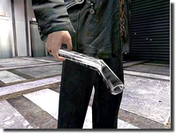 Max holding the pipe