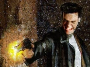 Max shoots at his enemies.